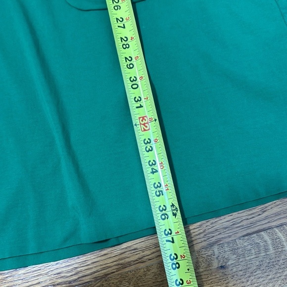 Cos A-Line Jersey Dress In Green Pockets Lagenlook Minimalist Size Large - Picture 10 of 11